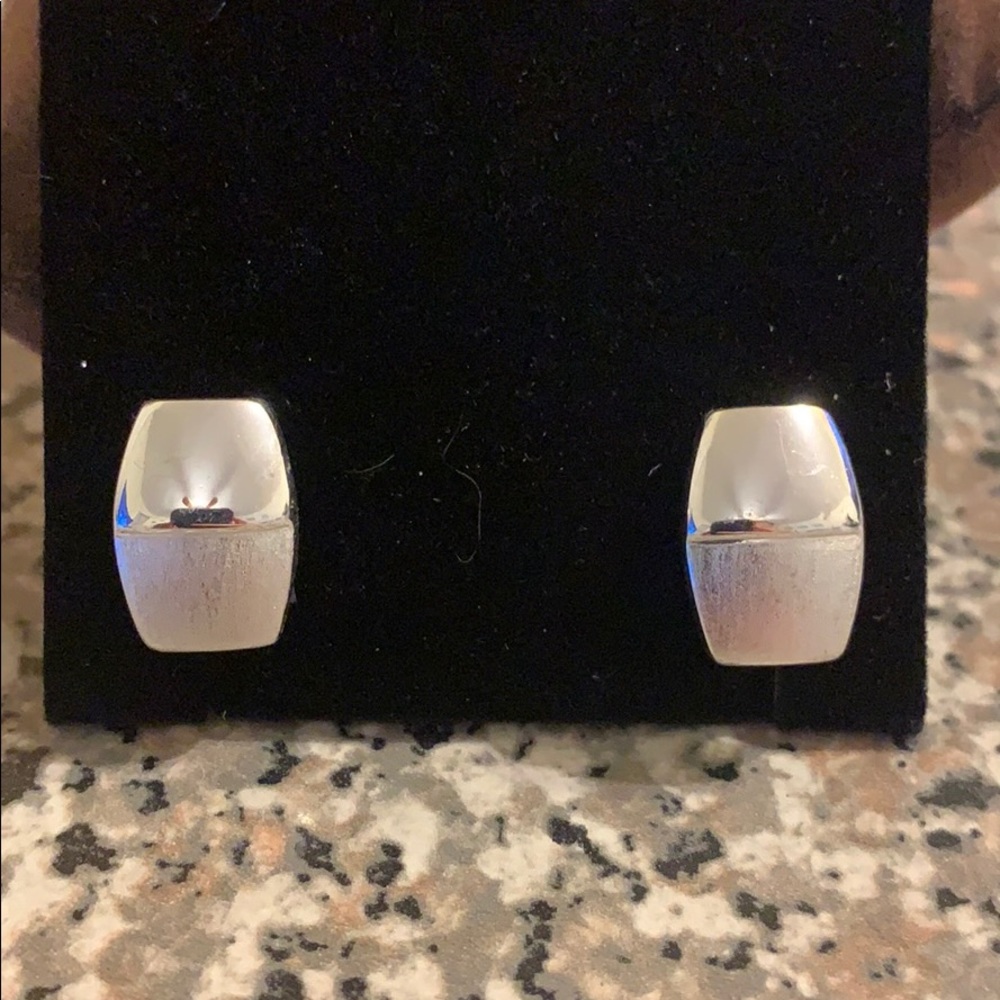 Napier Silver Clip On Earrings